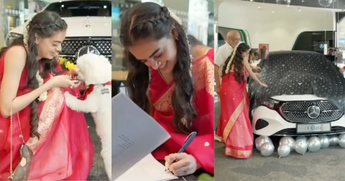 Ruhaanika Dhawan buys car